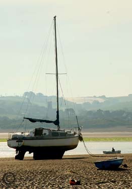 Low tide in torridge estuary